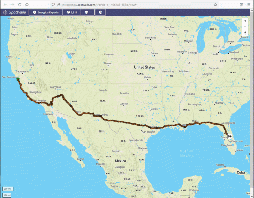 Energica Experia Roadtrip 2 mal quer durch die USA.gif